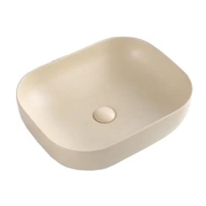 Раковина накладная BelBagno BB1302-H316 бежевая матовая