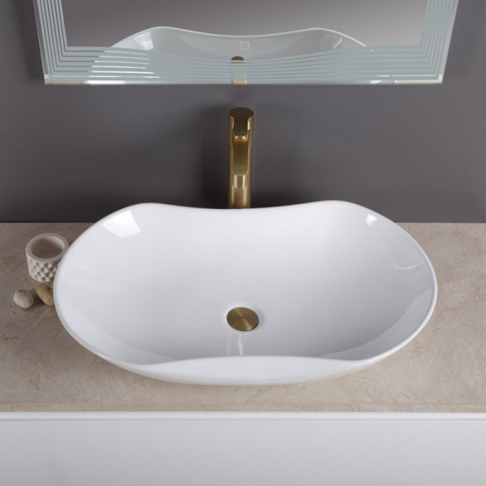Раковина накладная BelBagno 66x41 BB1334