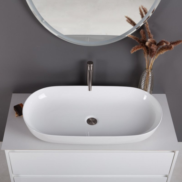 Раковина накладная BelBagno 81x41 BB1349