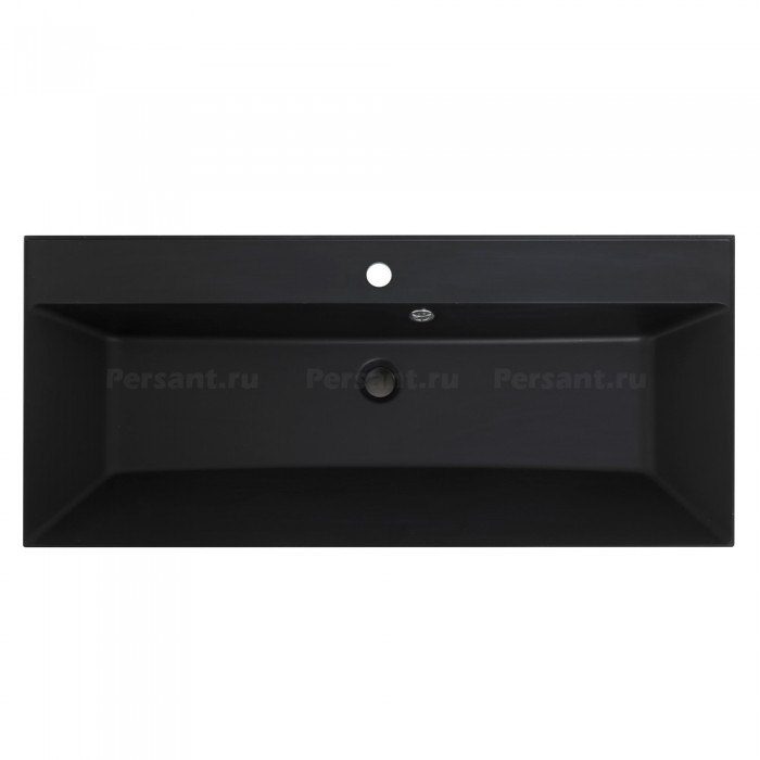 Раковина BelBagno Marino 100 BB1000/450-LV-ART-AST-NERO черная матовая 