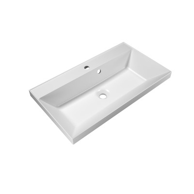 Раковина BelBagno 80 прямоугольная BB800/450-LV-MR-AST белая