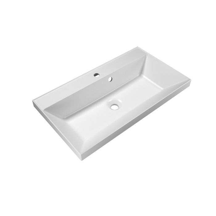 Раковина BelBagno 80 прямоугольная BB800/450-LV-MR-AST белая