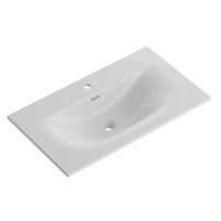 Раковина керамическая BelBagno 81 BB-8099-3-80 белая