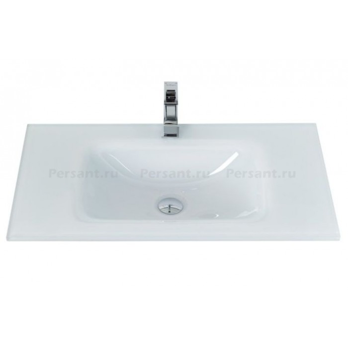 Раковина стеклянная BelBagno 80 BB810/465-LV-VTR-BL глянцевая