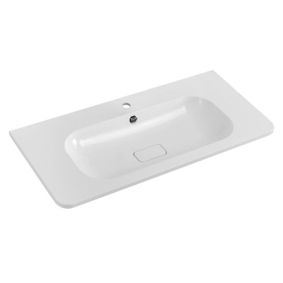 Раковина из искусственного камня Cezares Relax 100 см CZR-1000/480-LV-MR-NV