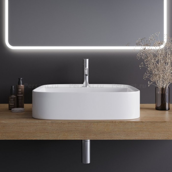 Раковина накладная Cezares 50x50 CZR-LFT-50-LVB белая