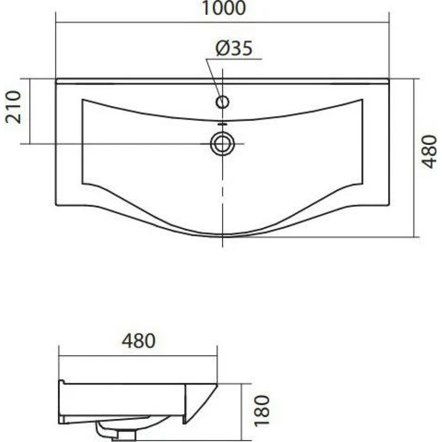 Раковина Акватон Беверли-100 1WH302502