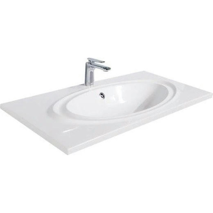 Раковина BelBagno Onda 100 см BB1000/500-LV-MR-OND