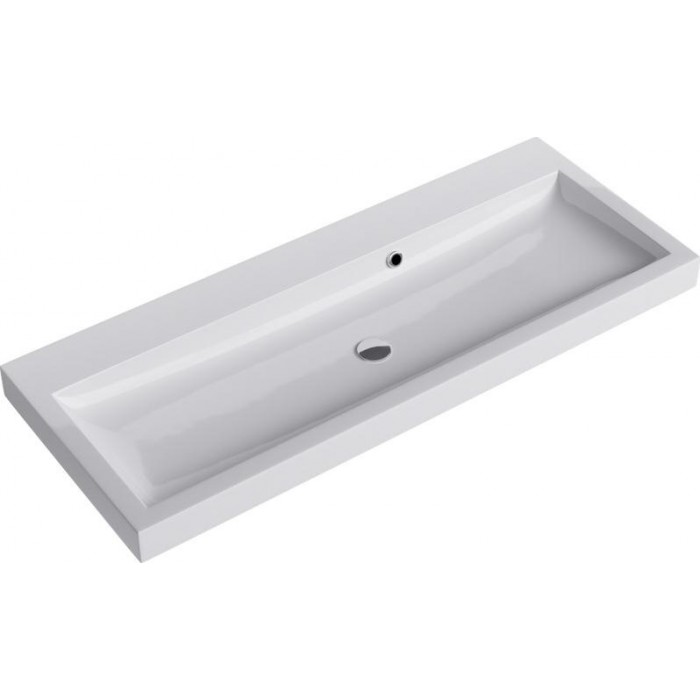 Раковина из искусственного камня Aqwella Инфинити 100 белая