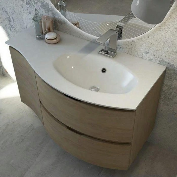 Раковина Cezares Vague 104 см 50154 чаша справа
