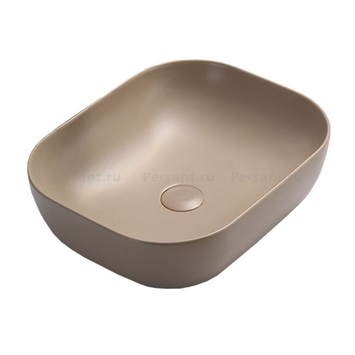 Раковина накладная Vincea 50x40 VBS-101MC капучино матовая