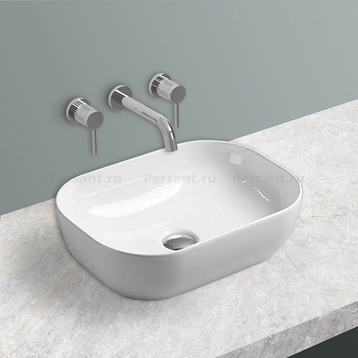 Раковина накладная Vincea 45x33 VBS-102 белая