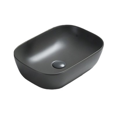 Раковина накладная Vincea 45x33 VBS-102MA антрацит матовый