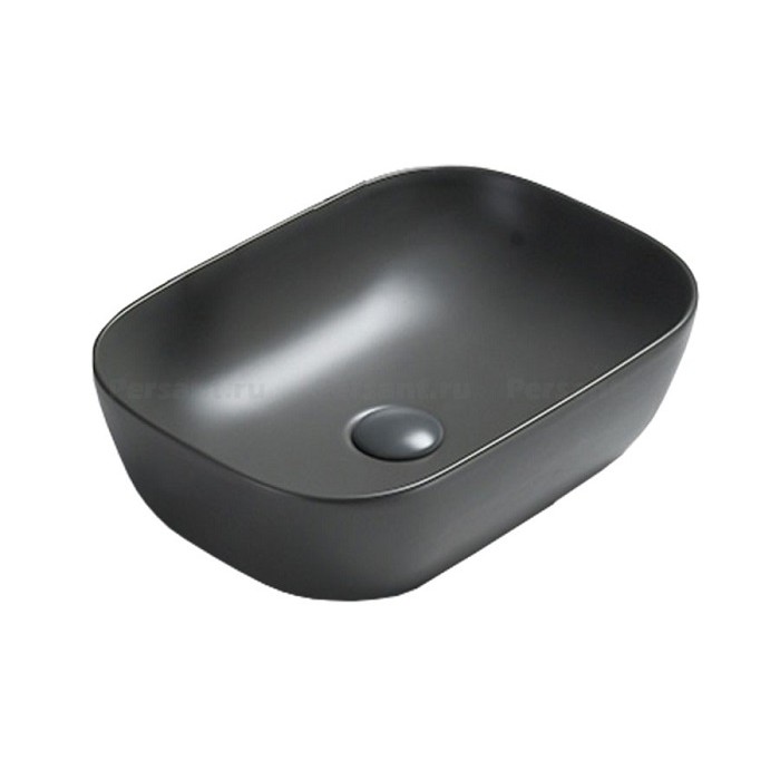 Раковина накладная Vincea 45x33 VBS-102MA антрацит матовый