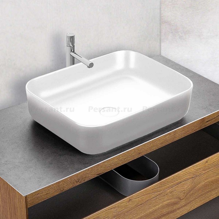 Раковина накладная Vincea 50x39 VBS-105 белая
