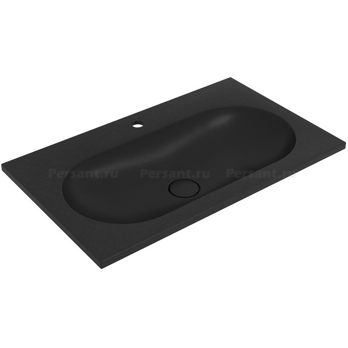 Раковина Vincea 80 VCB-4H800A антрацит, кварцевый камень