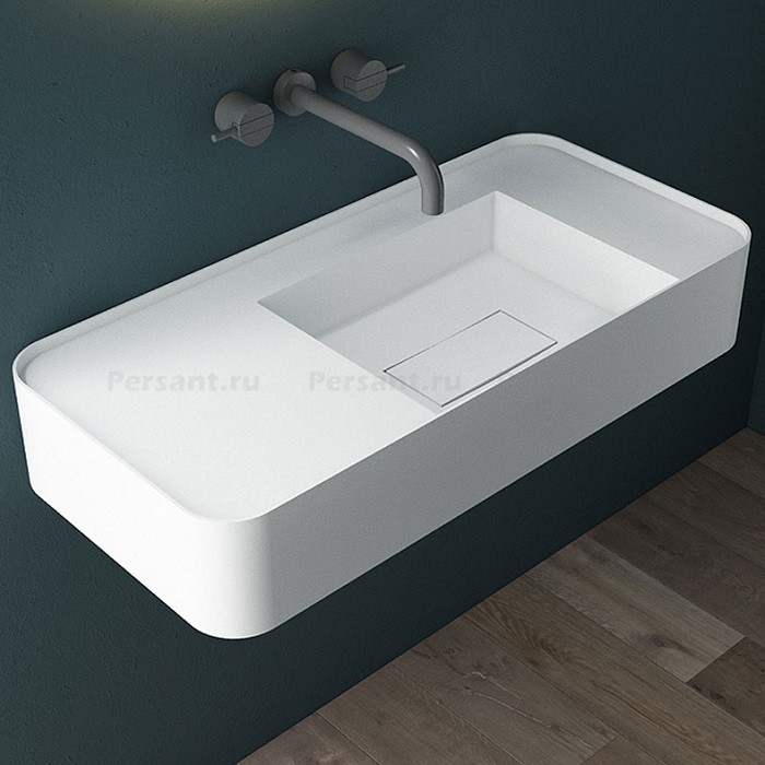 Раковина Vincea 120x40 VWB-6S412MW искусственный камень, белая матовая