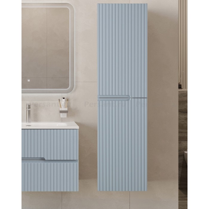 Шкаф-пенал Cezares Duet 40x30 голубой жемчужный DUET-N-1500-2A-SC-APR-P