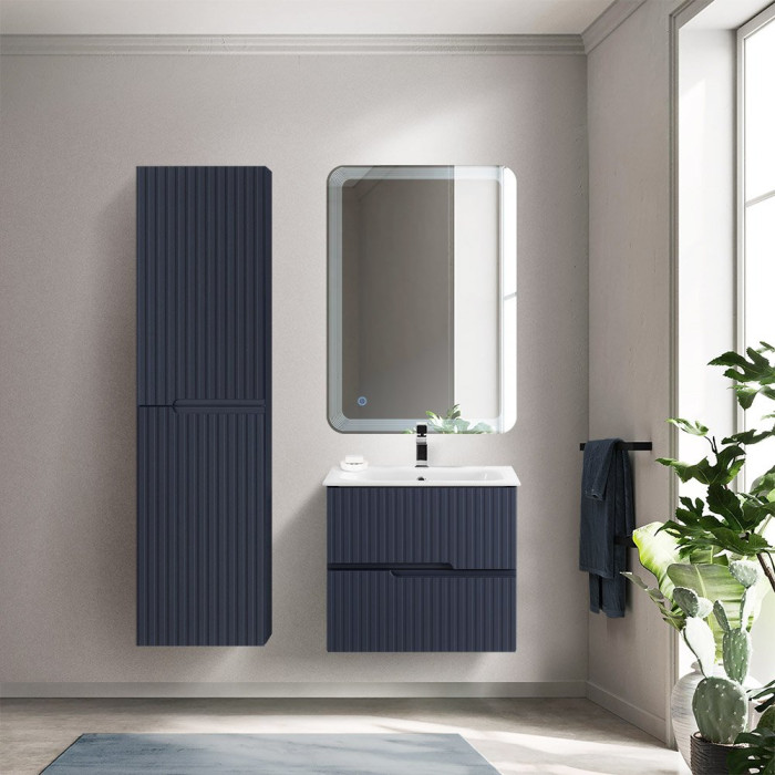 Шкаф-пенал Cezares Duet 40x30 Grafito матовый DUET-1500-2A-SC-GR-P