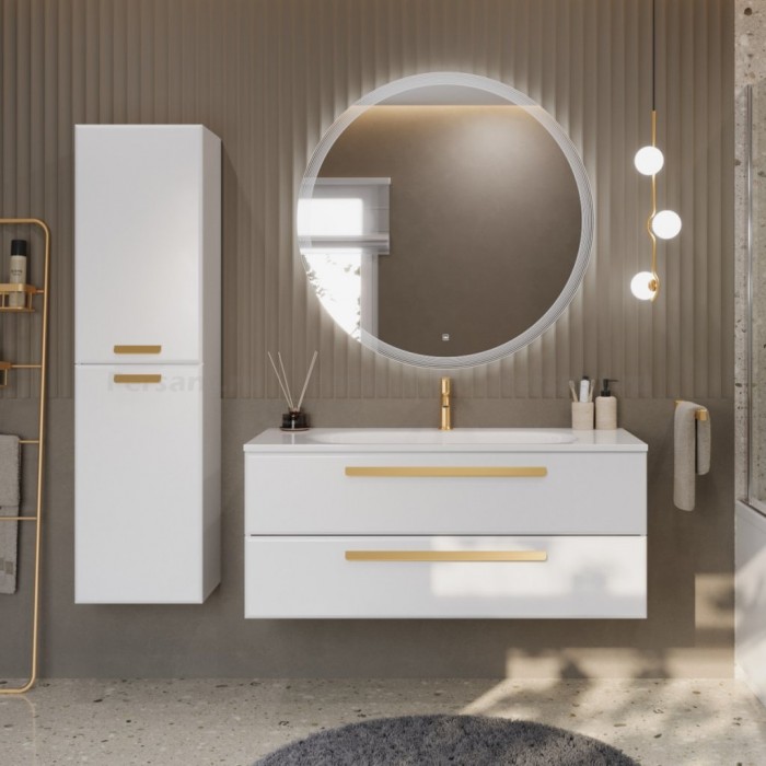 Шкаф-пенал Cezares Eco 40x30 Bianco lucido ECO-1500-2A-SC-BL