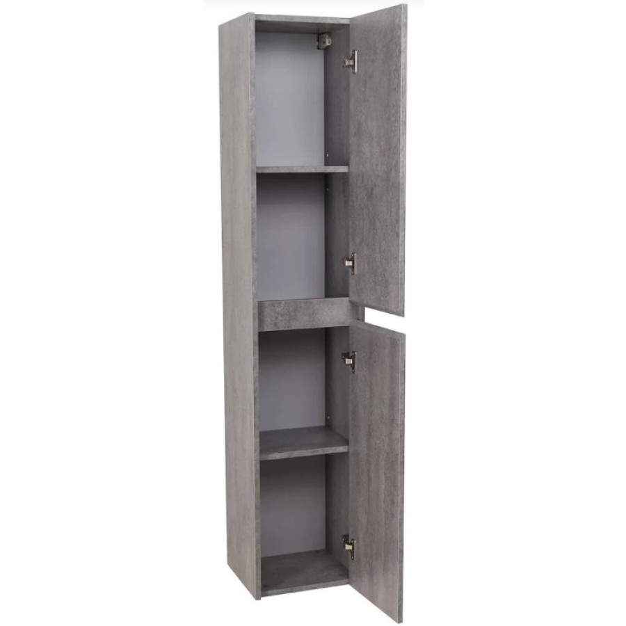 Шкаф-пенал BelBagno Kraft 33 KRAFT-1600-2A-SC-CG-R подвесной Cemento Grigio