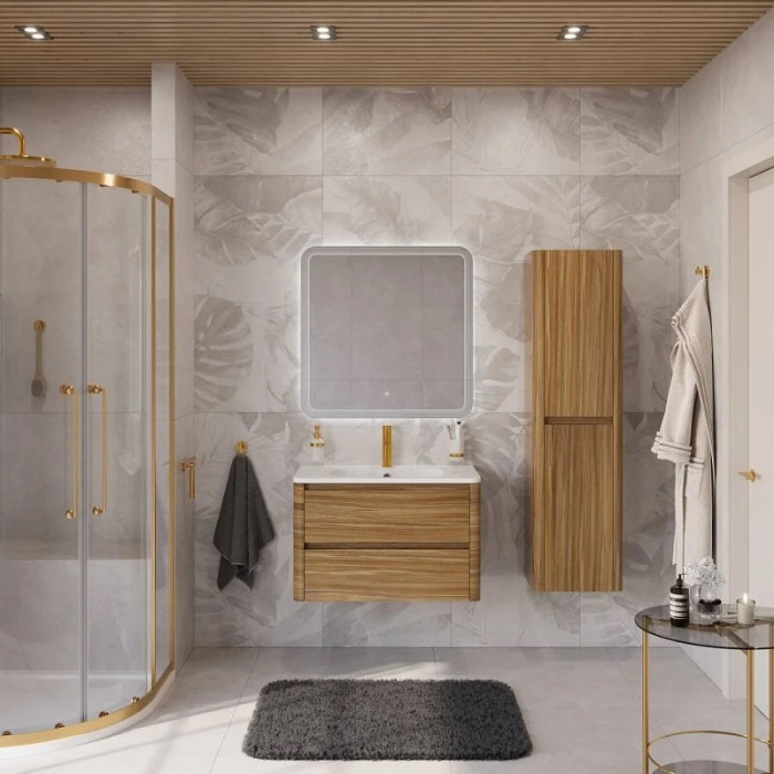 Тумба под раковину Cezares Relax 80 подвесная, дуб карамельный RELAX-800-2C-SO-RC-P