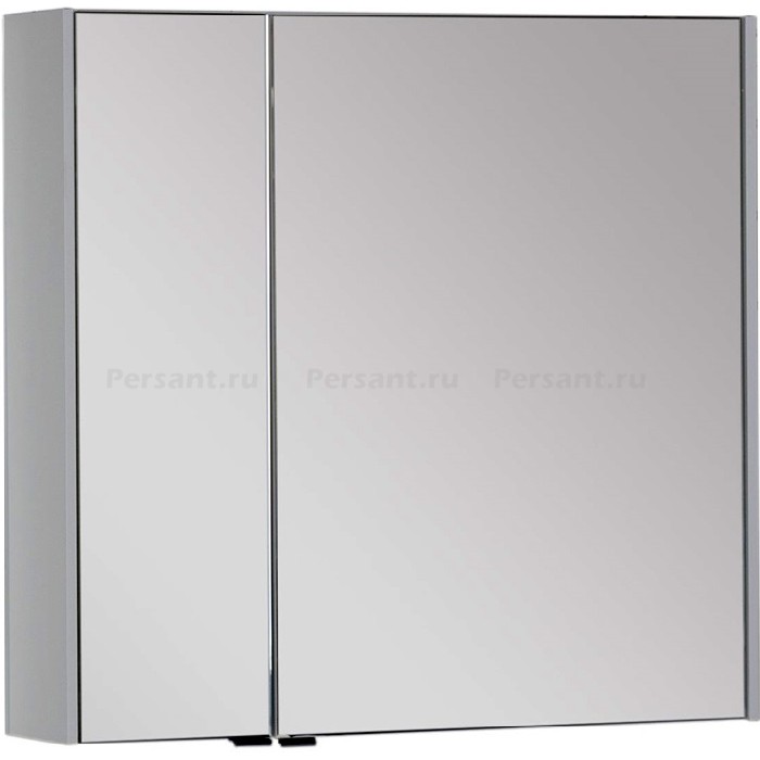 Зеркало-шкаф Aquanet Латина 80 белый глянец 00179635