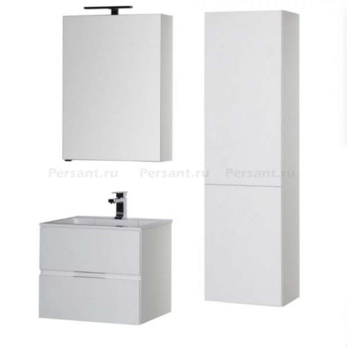 Зеркало-шкаф Aquanet Алвита 00184038 70 белый