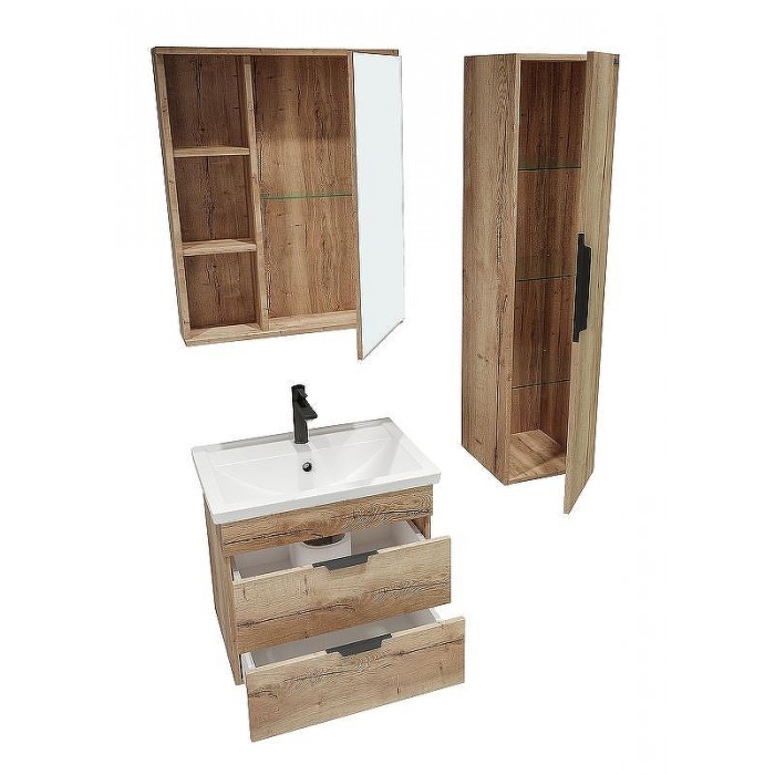 Зеркало-шкаф Grossman Форта 206003 60 дуб галифакс