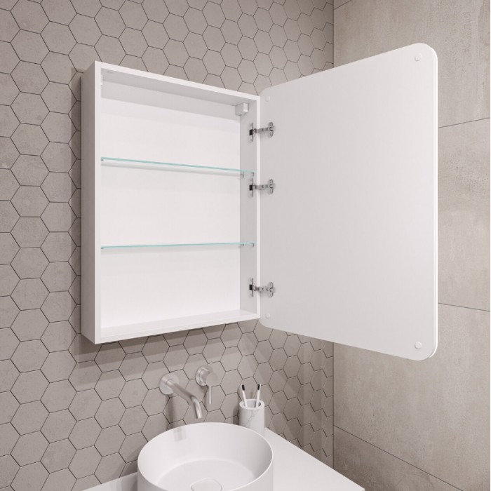 Зеркало-шкаф Grossman Адель 206004 60 белый