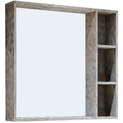 Зеркало-шкаф Grossman Фалькон 208003 80 бетон