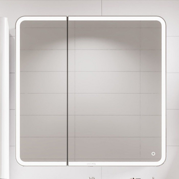 Зеркало-шкаф Grossman Адель 208004 80 белый