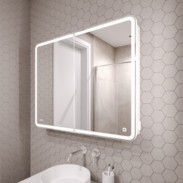 Зеркало-шкаф Grossman Адель 209004 90 белый