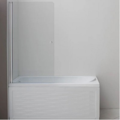 Шторка для ванны Aquanet Alfa 75x135 NF6211, стекло прозрачное, профиль хром