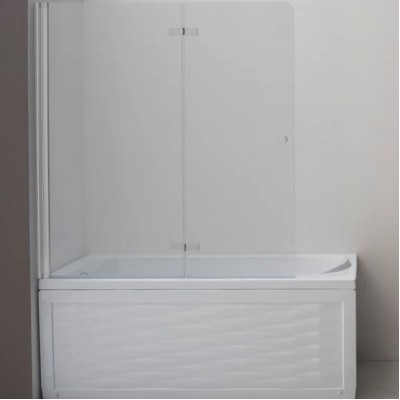 Шторка для ванны Aquanet Beta 120x140 NF6222-hinge, стекло прозрачное, профиль хром