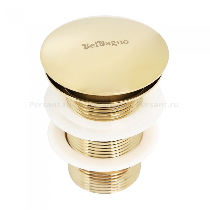 Донный клапан BelBagno BB-SC-ORO без перелива золото