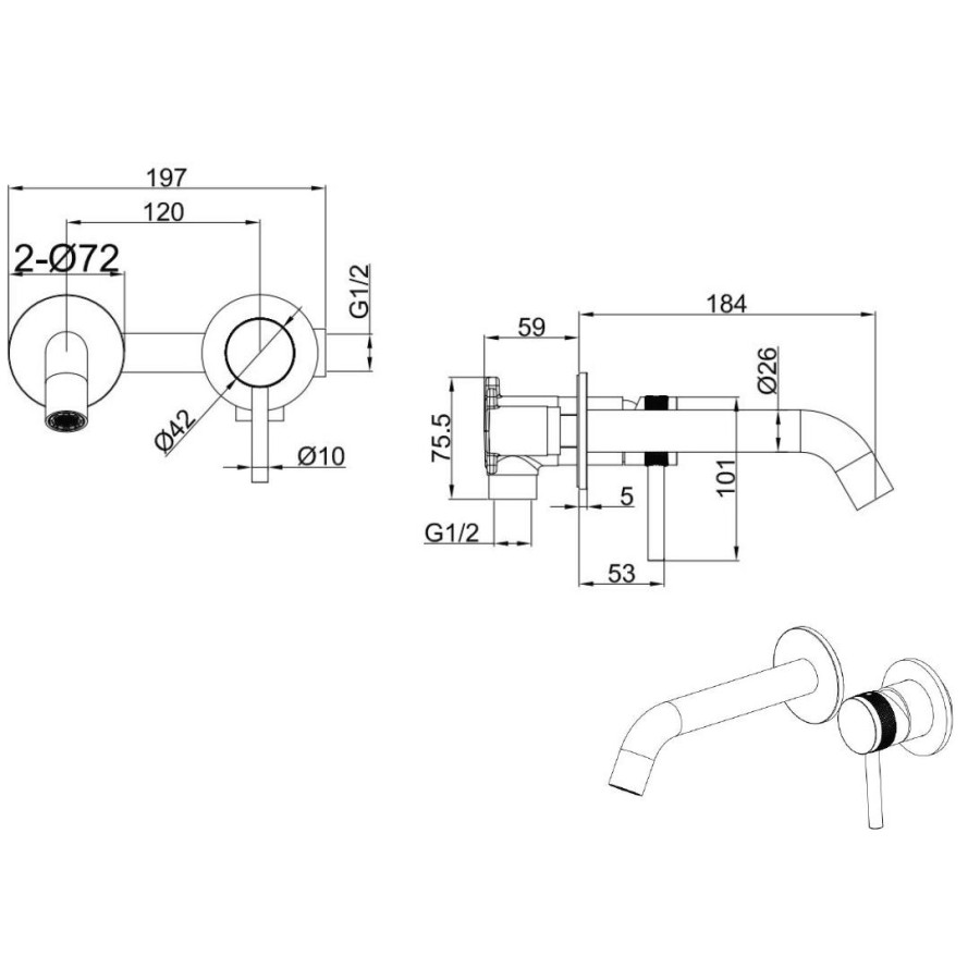 Смеситель Allen Brau Priority 5.31030-BN