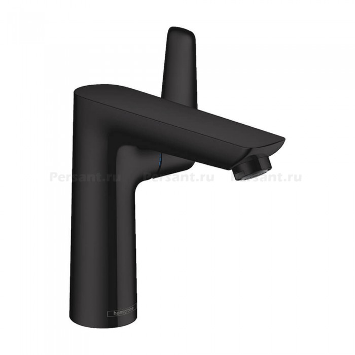 Смеситель для раковины hansgrohe Talis E 150 71754670 со сливным гарнитуром, матовый черный