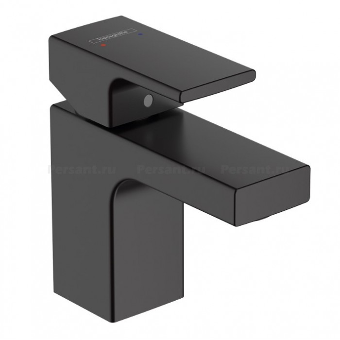 Смеситель для раковины hansgrohe Vernis Shape 70 71567670 черный матовый