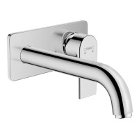 Смеситель для раковины hansgrohe Vernis Shape 71578000, настенный, излив 20,4 см, хром