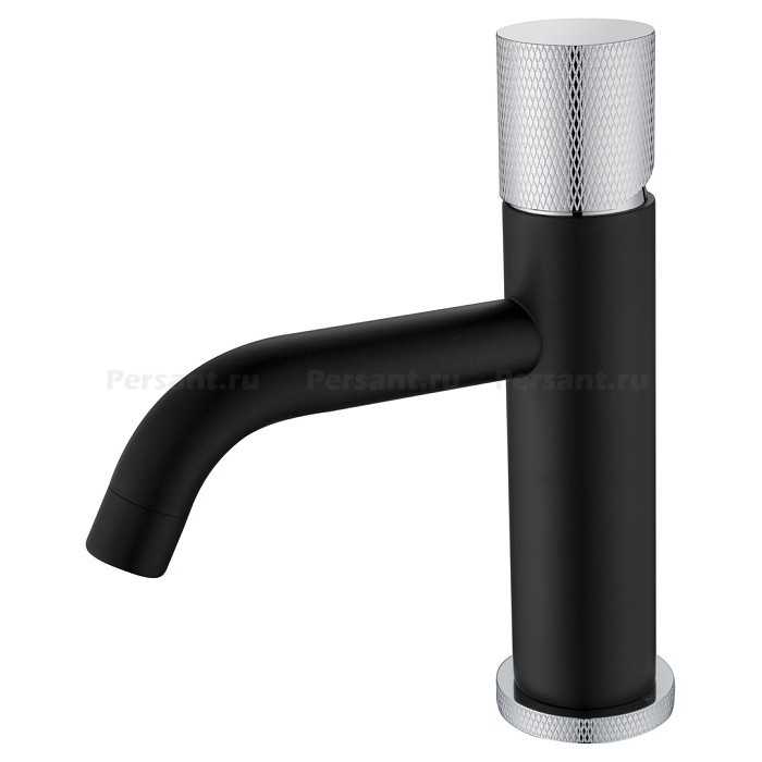 Смеситель для раковины Boheme Stick 121-BCR.2 черный/хром