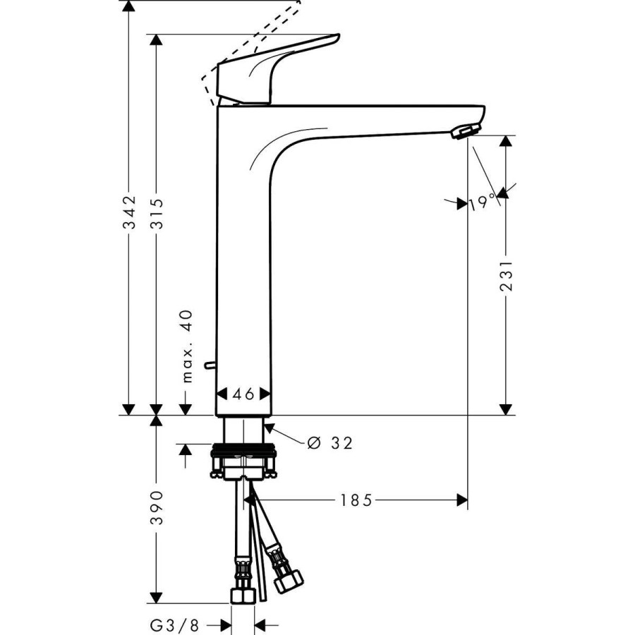 Смеситель для раковины Hansgrohe Focus 31531000