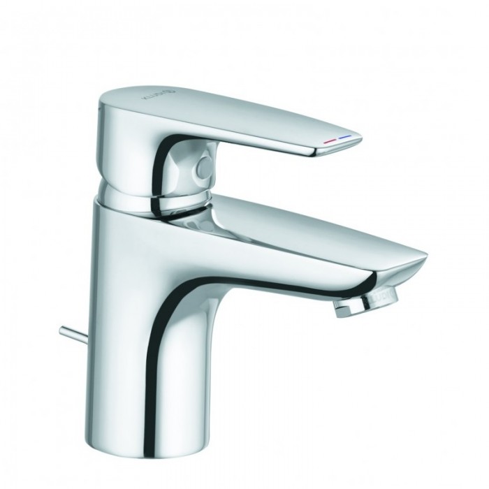 Смеситель для раковины Kludi PURE&SOLID 343820575 с донным клапаном, хром