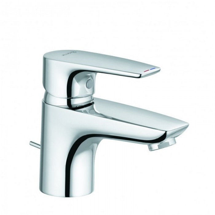 Смеситель для раковины Kludi PURE&SOLID 343850575 с донным клапаном, хром