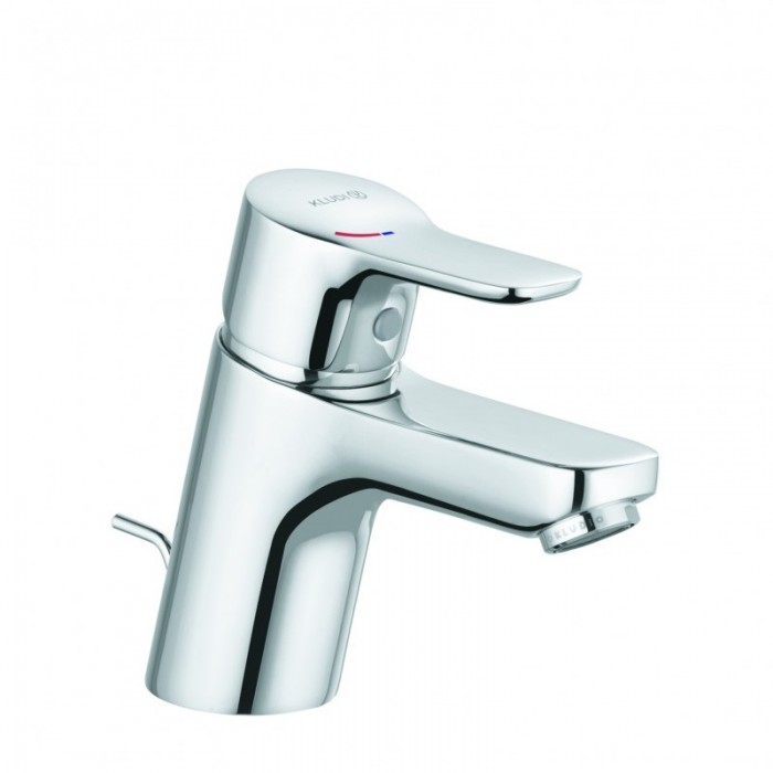 Смеситель для раковины Kludi PURE&EASY 372890565 с донным клапаном, хром