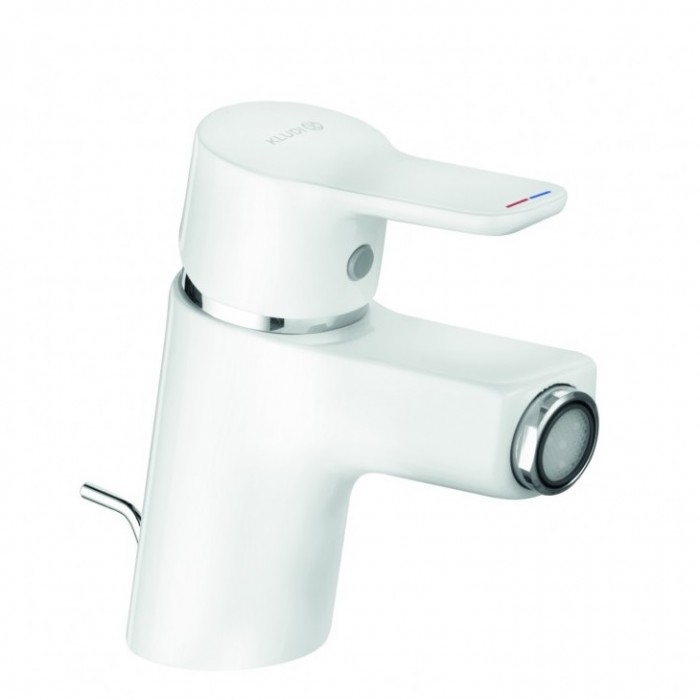 Смеситель для биде Kludi PURE&EASY 375339165 белый/хром