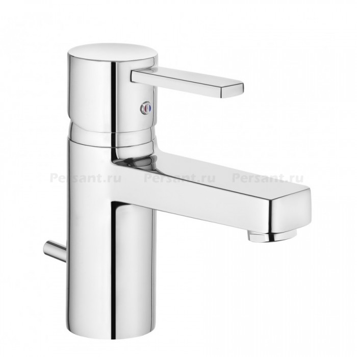 Смеситель для раковины Kludi Zenta 382500575 с донным клапаном, хром