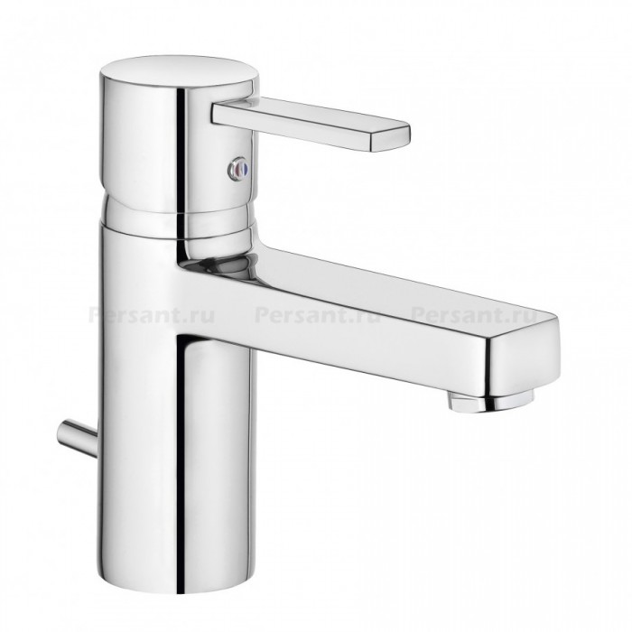 Смеситель для раковины Kludi Zenta 382600575 с донным клапаном, хром