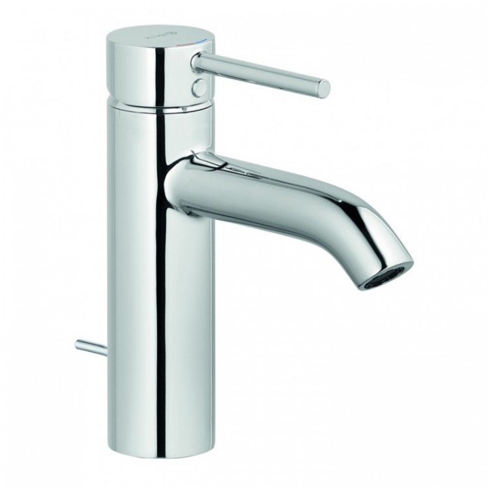 Смеситель для раковины Kludi Bozz 382800576 с донным клапаном, хром