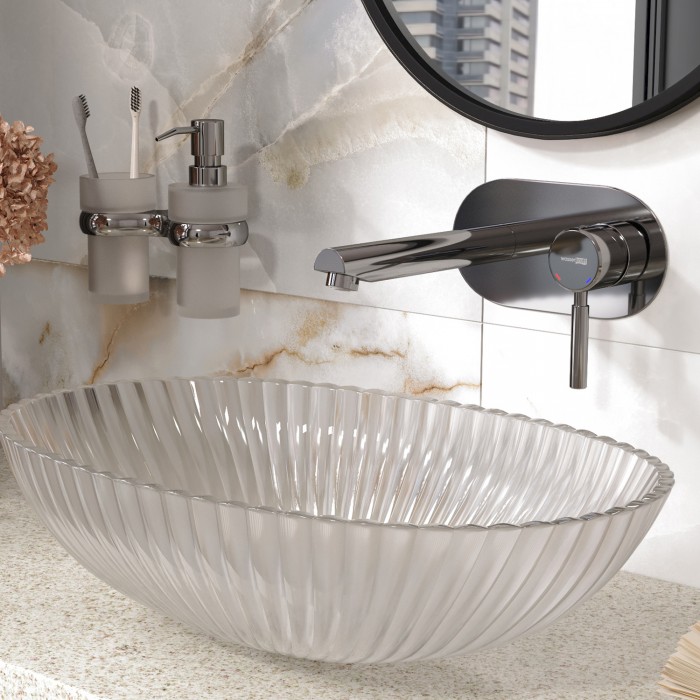 Смеситель для раковины WasserKRAFT Main 4130 встраиваемый, хром